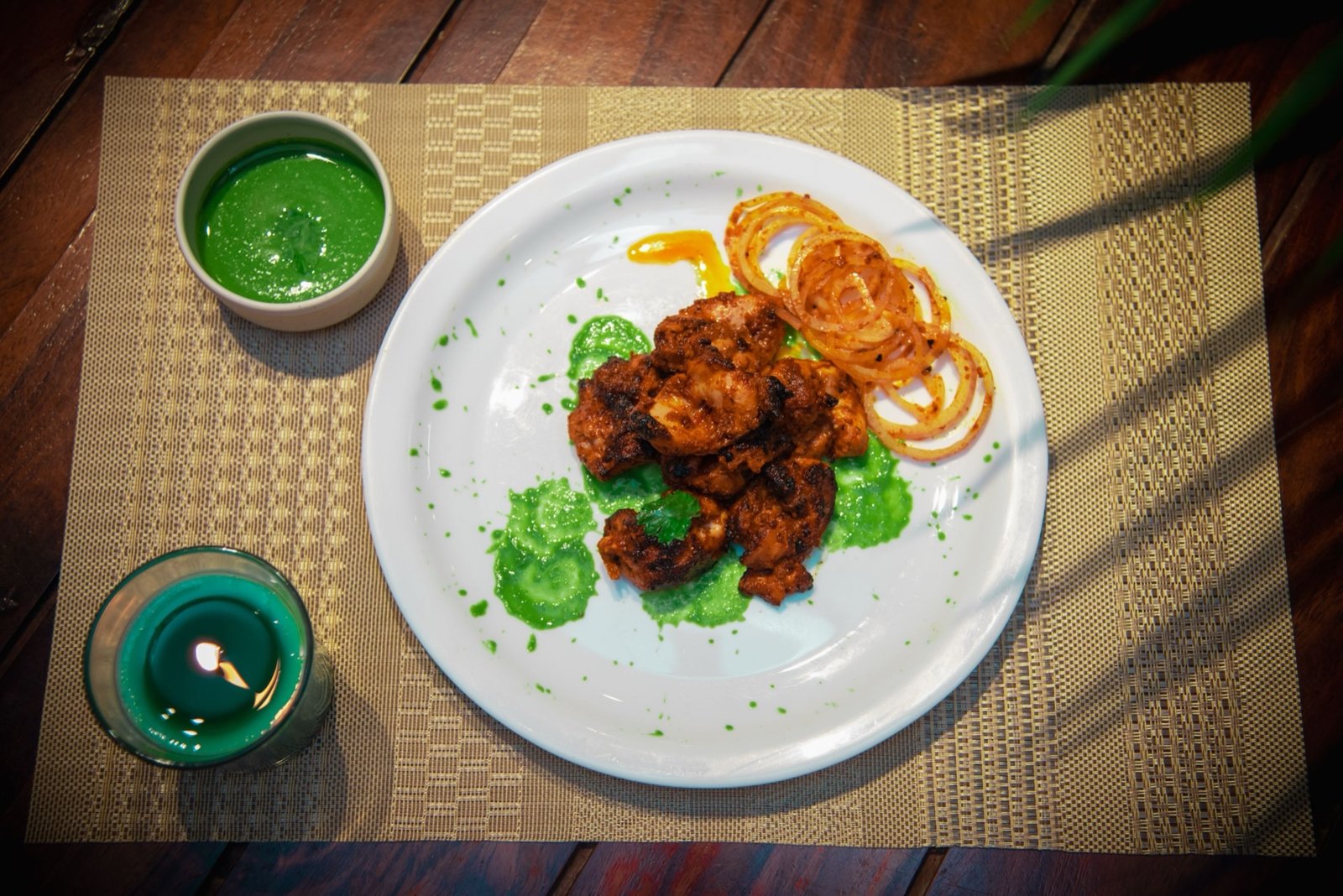 Chicken tikka from farm kitchen — We Woods Farm non-veg food Gurgaon
